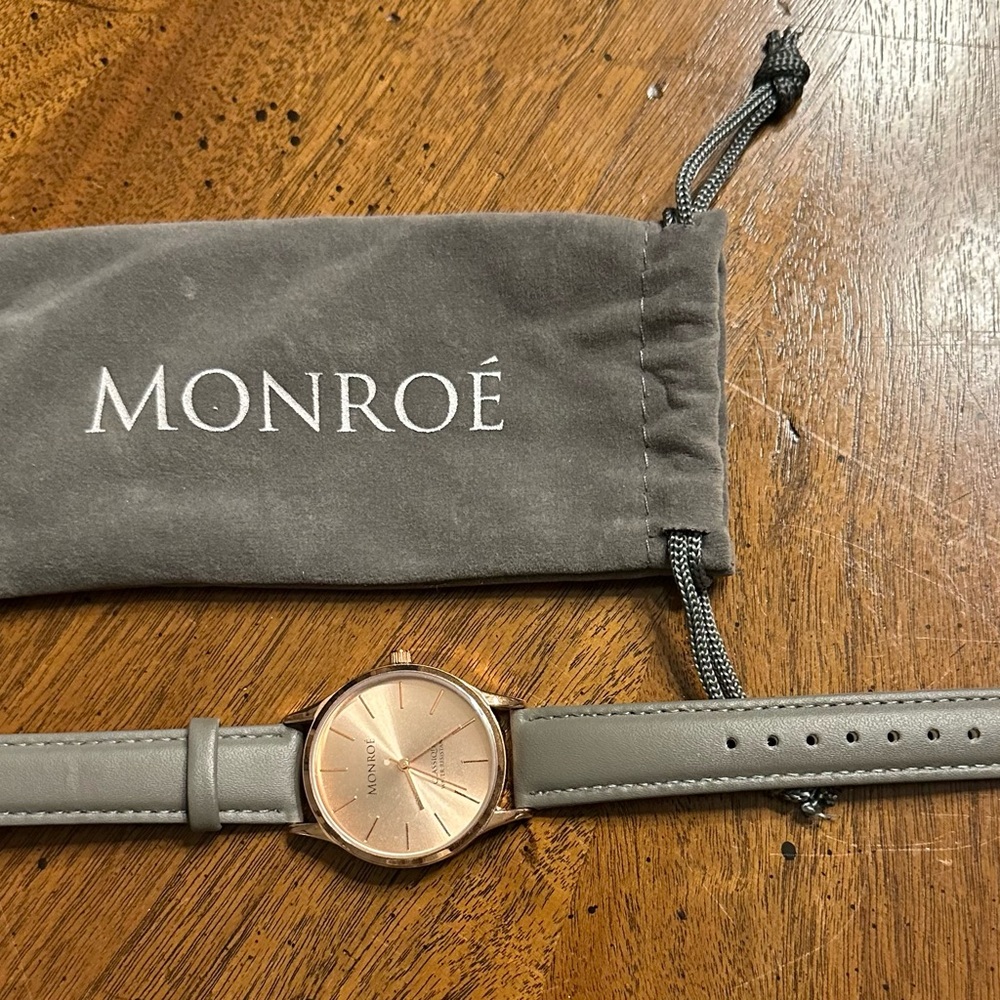 Monroe Rose Gold and Gray Women’s Watch